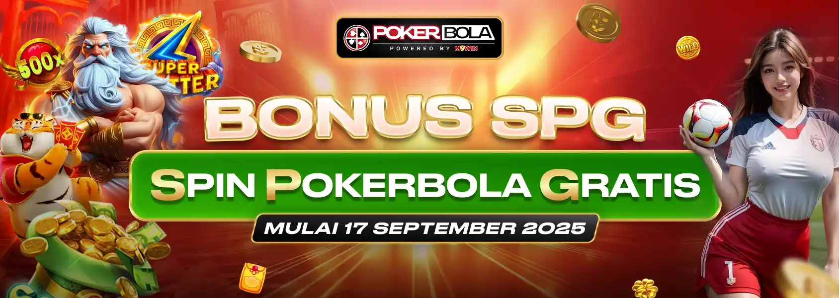 Bonus SPG (Spin Pokerbola Gratis)
